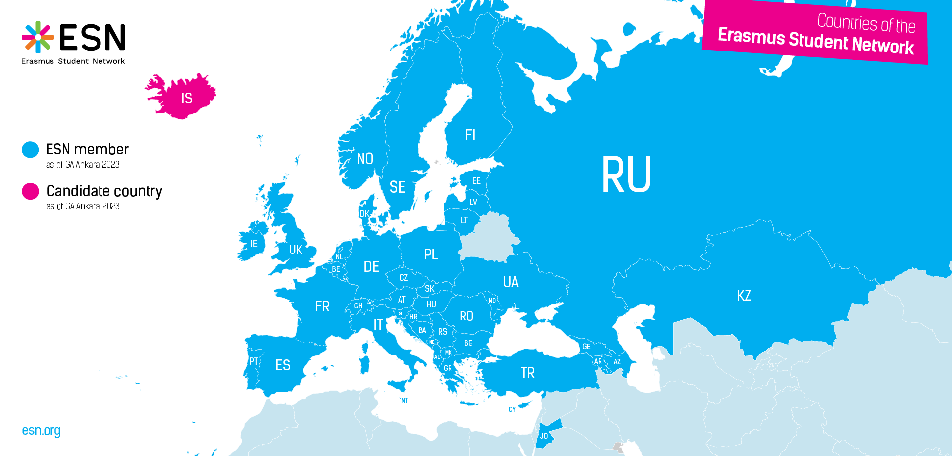 ESN member countries