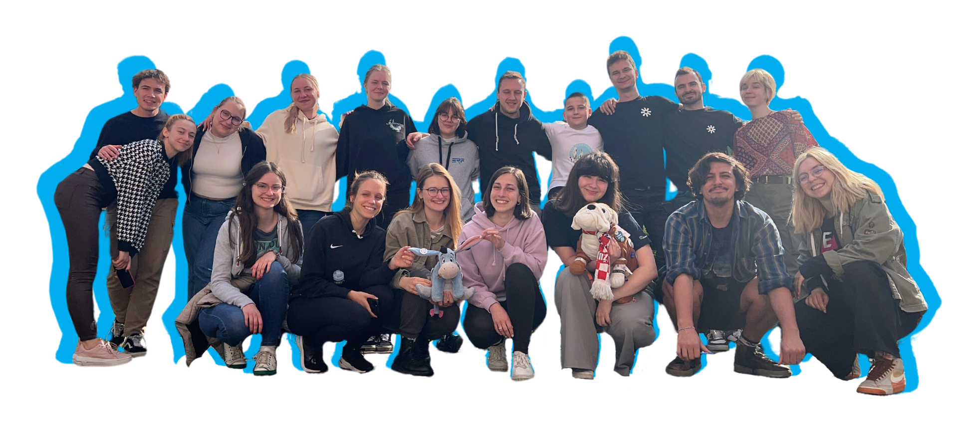 group photo of ESN Zagreb members
