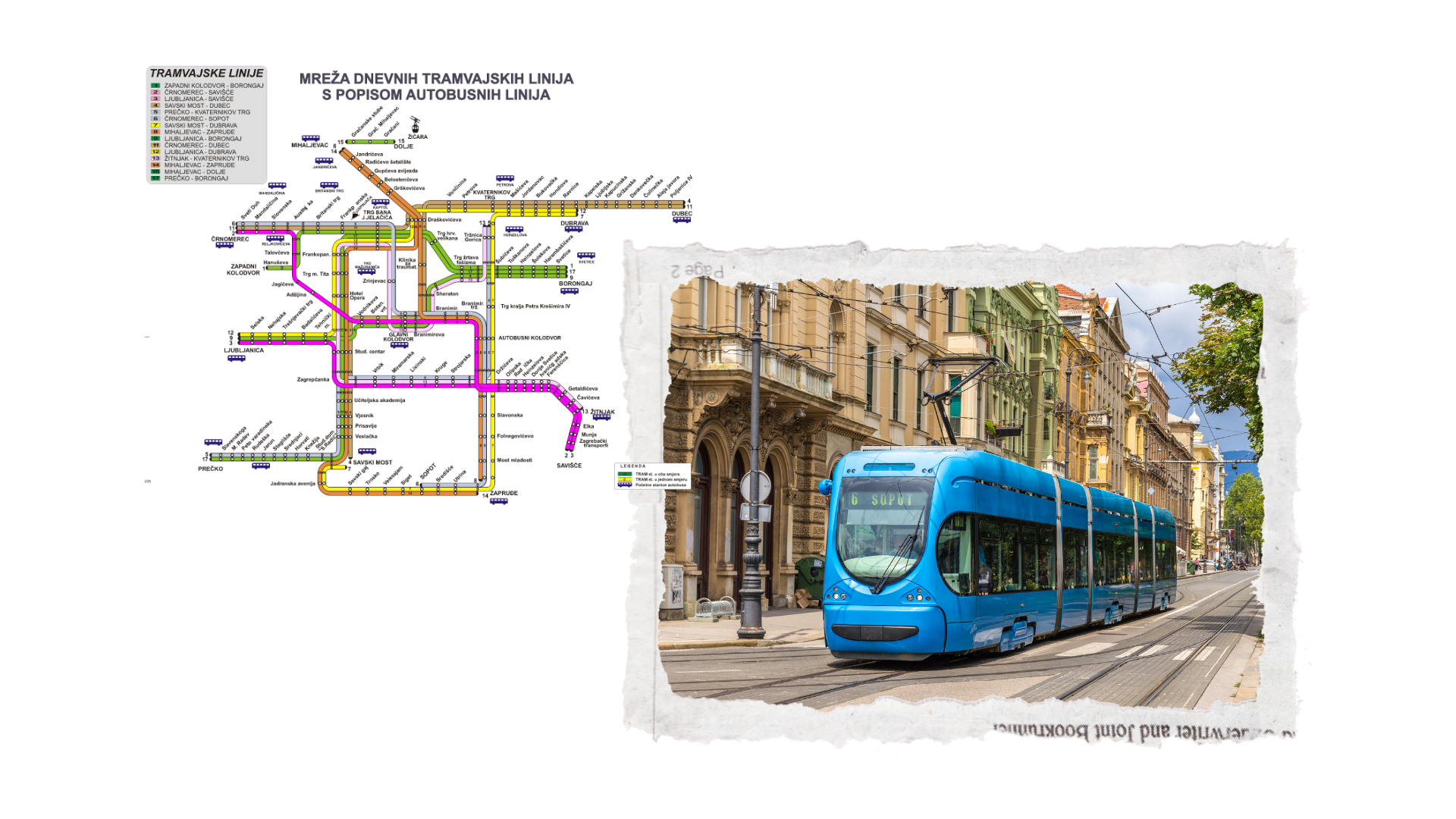 tram and tram lines
